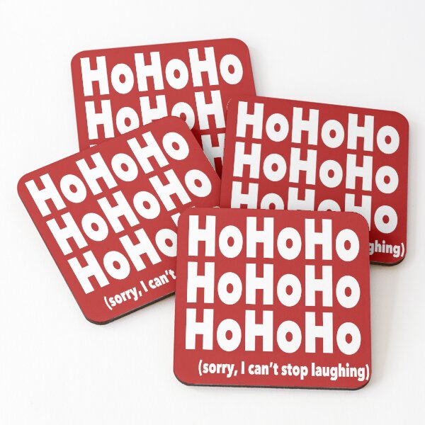 Item preview, Ho Ho Ho - Sorry, I can't stop laughing (Christmas Santa) designed and sold by NadyaCC.