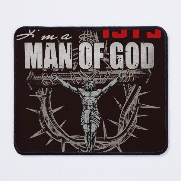 Item preview, 1975_JANUARY GUY I'M A MAN OF GOD I ONLY KNEEL FOR ONE MAN AND HE DIED ON THE CROSS designed and sold by GudmundurJons.