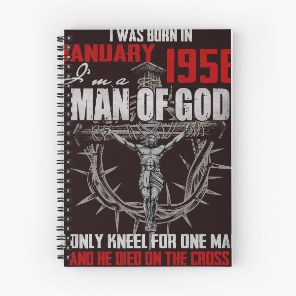 Item preview, 1956_JANUARY GUY I'M A MAN OF GOD I ONLY KNEEL FOR ONE MAN AND HE DIED ON THE CROSS designed and sold by GudmundurJons.