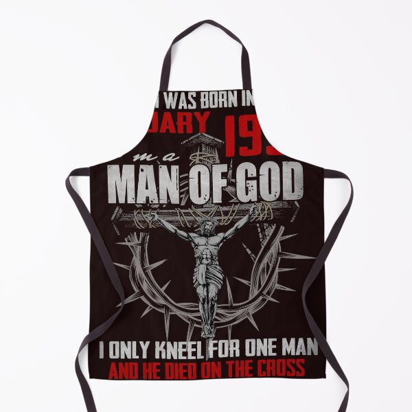 Item preview, 1956_JANUARY GUY I'M A MAN OF GOD I ONLY KNEEL FOR ONE MAN AND HE DIED ON THE CROSS designed and sold by GudmundurJons.