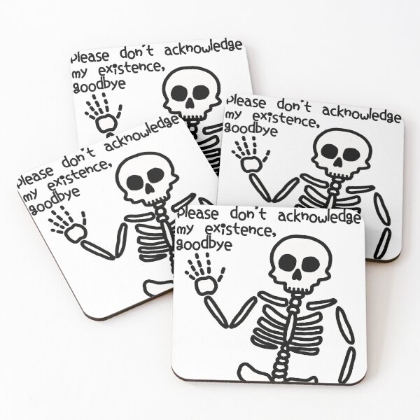 Item preview, Anti Social Skeleton designed and sold by Jaxattaxx.