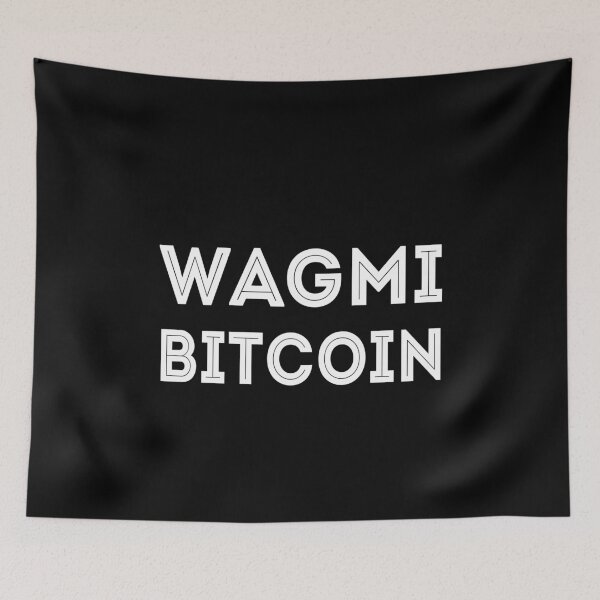 Item preview, WAGMI We are Gonna Make it Bitcoin Cryptocurrency Trading designed and sold by lolquotes.