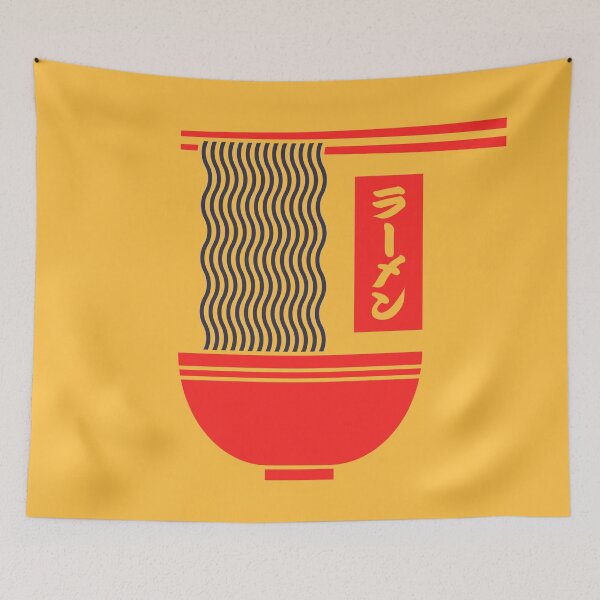 Item preview, Ramen Minimal - Yellow designed and sold by VoodooCircus.