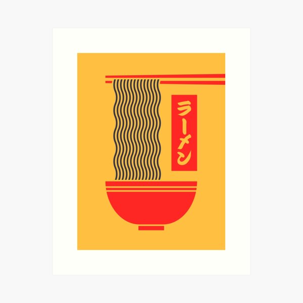 Item preview, Ramen Minimal - Yellow designed and sold by VoodooCircus.