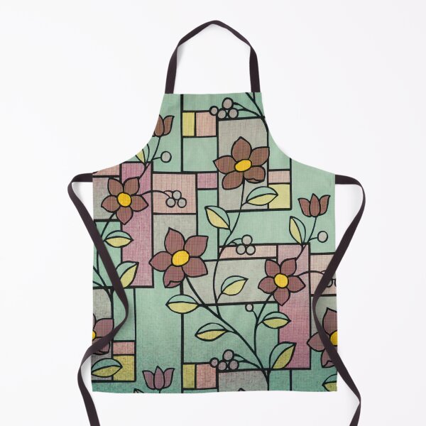 Item preview, Psychedelic Vintage Sage Green Floral Design designed and sold by YuviMK.