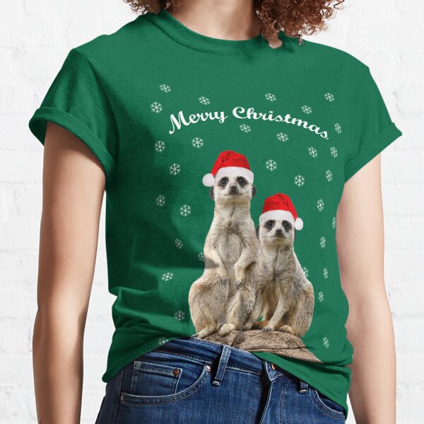 Merry Christmas Meerkats 5 Classic T-Shirt