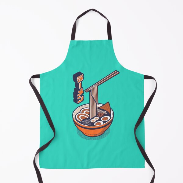 Item preview, Ramen Isometric - Aqua Orange designed and sold by VoodooCircus.