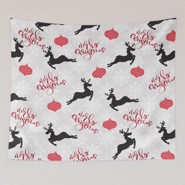 Item preview, Merry Christmas Raindeer Pattern  designed and sold by Designs By YL.