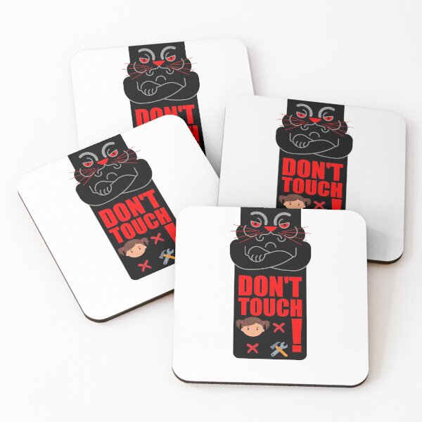 Item preview, Warning Do Not Touch My Tools Or My Daughter, Angry Black Cat designed and sold by Naked-Alien.