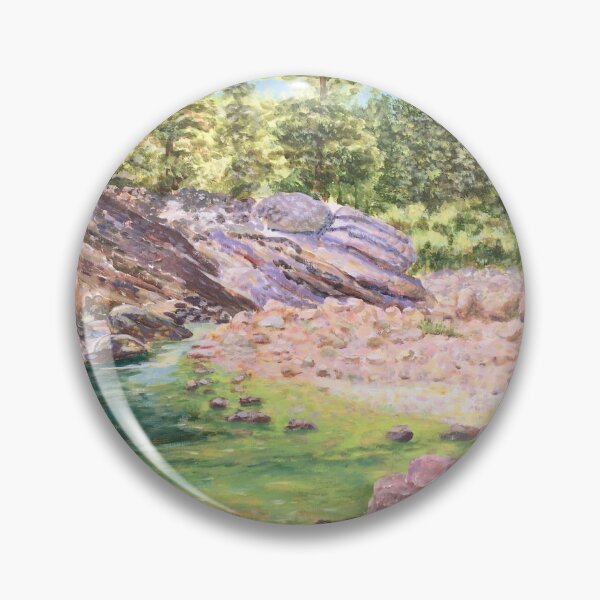 Item preview, Applegate Summer- River Impressionist landscape Painting  designed and sold by WilliamJGarrett.