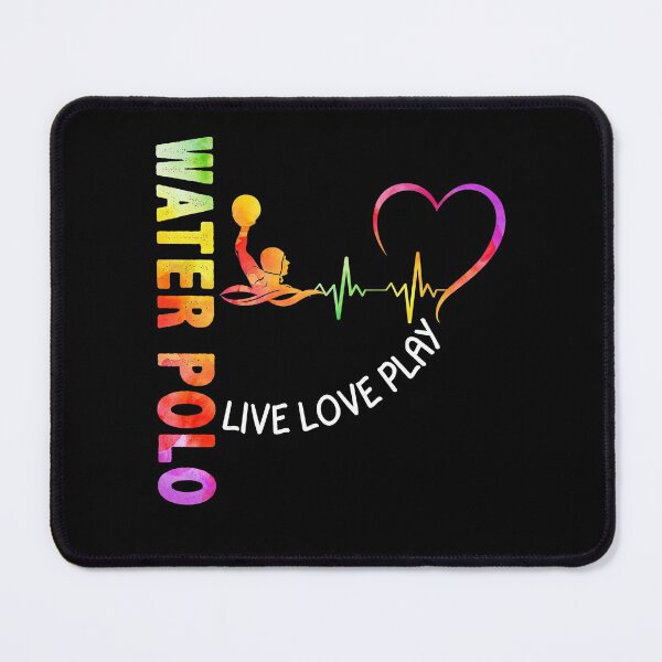 Item preview, Live Love Water Polo Watercolor Art designed and sold by Landesign.
