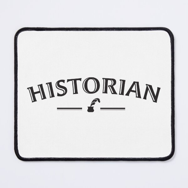Item preview, Simple Black and White Athletic Style Historian Design designed and sold by MariOyama.