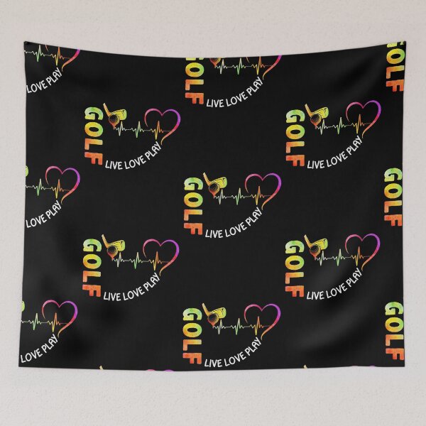Item preview,  Live Love Golf Watercolor Art designed and sold by Landesign.