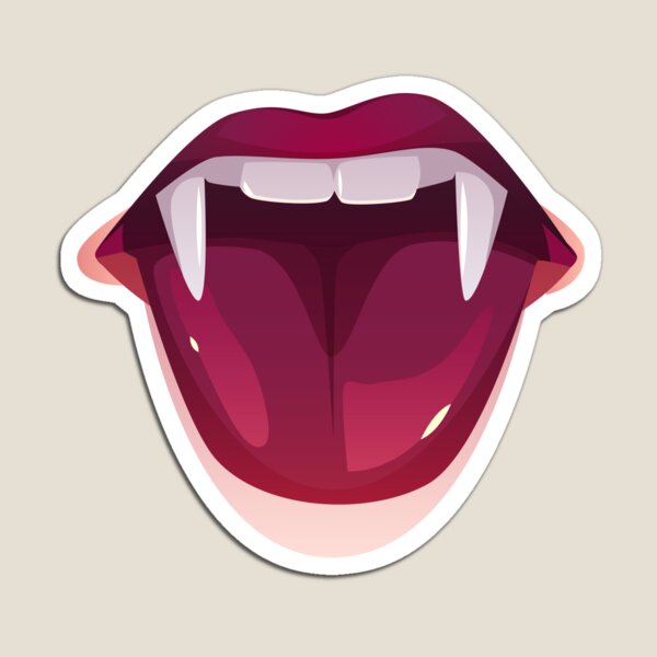 Item preview, Sexy Vampire Mouth designed and sold by Zeeprint ★★★★★.