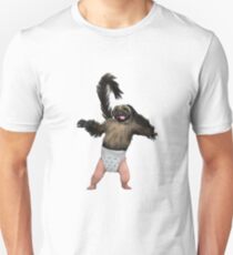 Puppy Monkey Baby Unisex T-Shirt