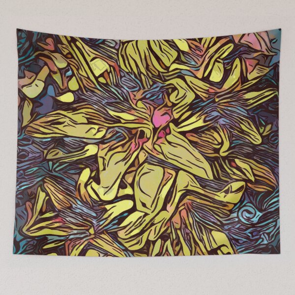 Item preview, Expanding abstract lilies pattern designed and sold by RafaelLima7.