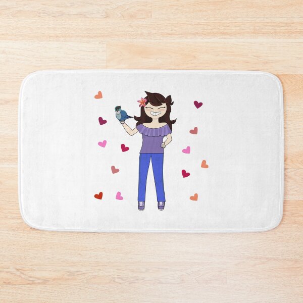 Item preview, Jaiden animations and her bird, cute moment and pink hearts, parrot watching you funny   T-Sh designed and sold by YesTeeDesign.
