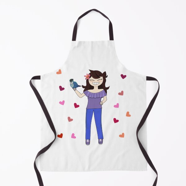Item preview, Jaiden animations and her bird, cute moment and pink hearts, parrot watching you funny   T-Sh designed and sold by YesTeeDesign.