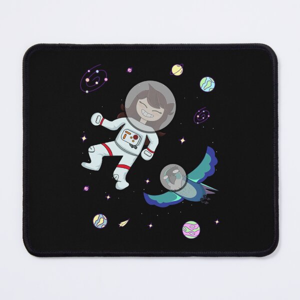 Item preview, Jaiden animations astronaut surrounded by bird, stars and planets, having fun at dark space animatio designed and sold by YesTeeDesign.