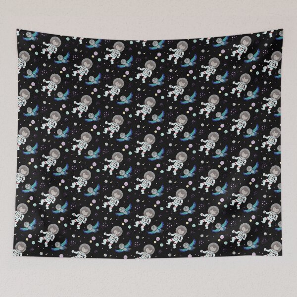 Item preview, Jaiden animations astronaut surrounded by bird, stars and planets, having fun at dark space animatio designed and sold by YesTeeDesign.