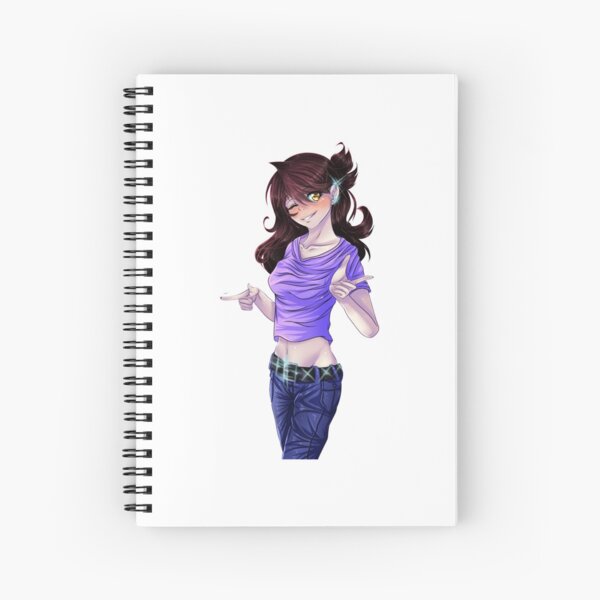 QSMP Jaiden Animations slaying Spiral Notebook by BonnBr111