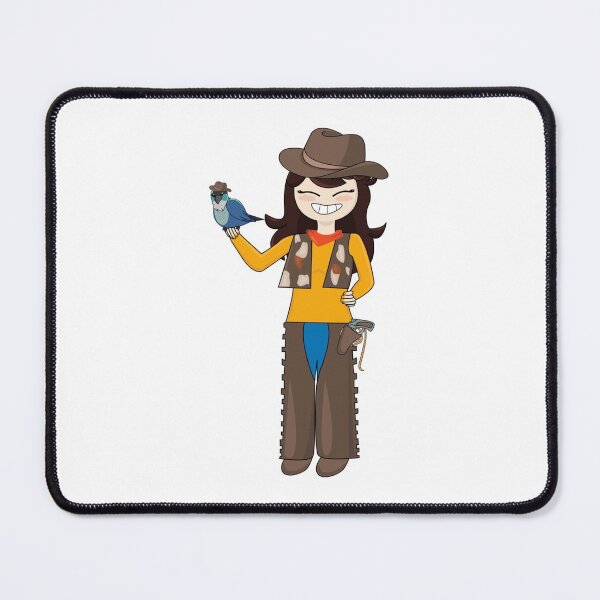 Item preview, Jaiden animations cowboy Halloween costumes and her bird, cute moment , parrot watching you funny C designed and sold by YesTeeDesign.
