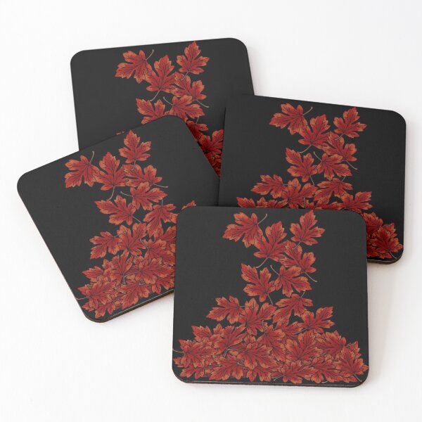 Item preview, Autumn Fall Red Leaf Pile designed and sold by CDBCreations.