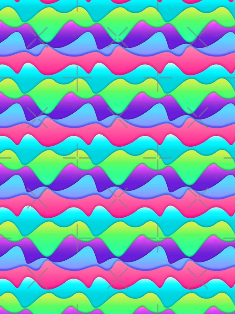 Thumbnail 4 of 4, Samsung Galaxy Phone Case, Multicolored waves pattern designed and sold by RafaelLima7.