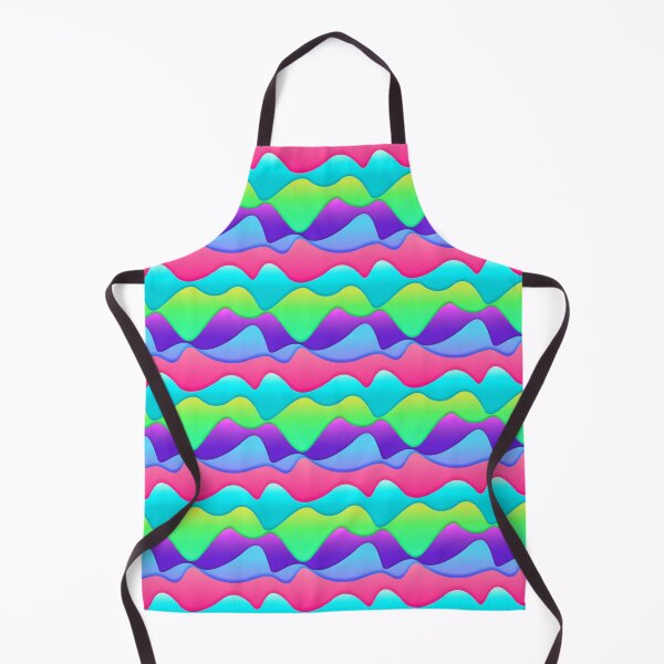 Item preview, Multicolored waves pattern designed and sold by RafaelLima7.