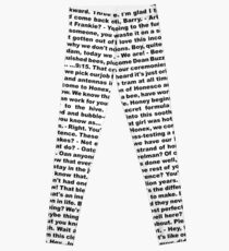 bee movie script ( you can read it) Leggings