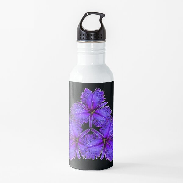 Purple Fringed Lily  Water Bottle