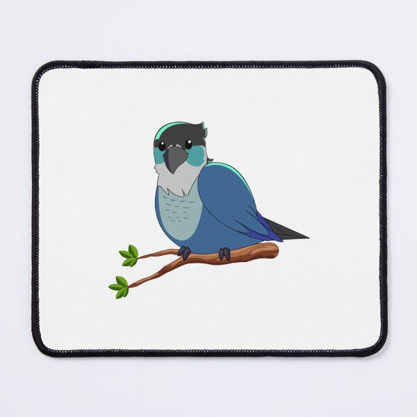 Item preview, Jaiden animations cute bird on a leaf, parrot watching you funny designed and sold by YesTeeDesign.