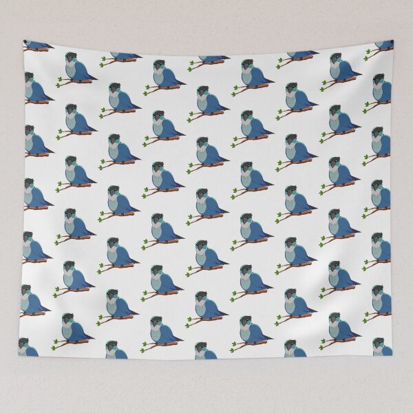 Item preview, Jaiden animations cute bird on a leaf, parrot watching you funny    designed and sold by YesTeeDesign.