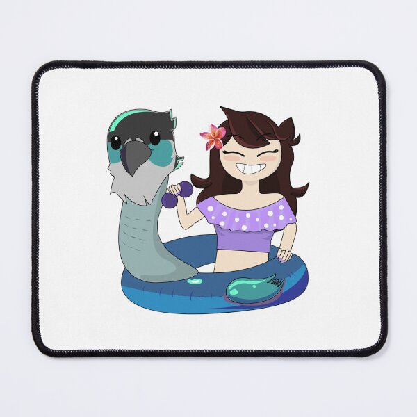 Item preview, Jaiden animations cute bird swimming in pool holing sunglasses, bird saving buoy and have fun, summe designed and sold by YesTeeDesign.