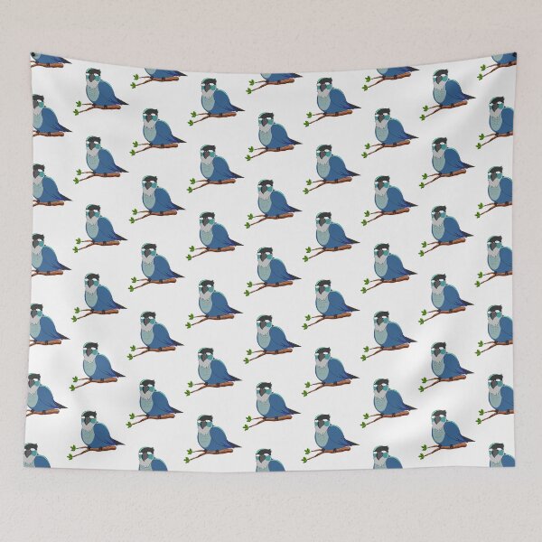 Item preview, Jaiden animations cute funny eyes bird on a leaf, parrot watching you funny    designed and sold by YesTeeDesign.