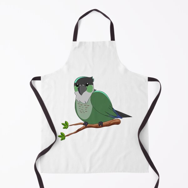 Item preview, Jaiden animations green cute bird on a leaf, parrot watching you funny    designed and sold by YesTeeDesign.