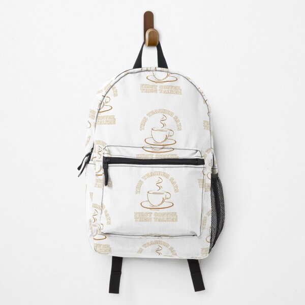 Item preview, This Teacher Says, First Coffee Then Talkee. designed and sold by PetitePeche.