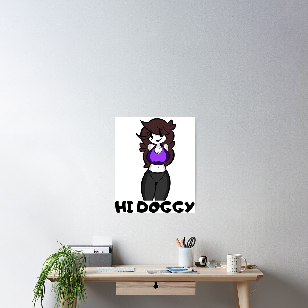 Jaiden Animations HI DOGGY  Poster for Sale by YesTeeDesign