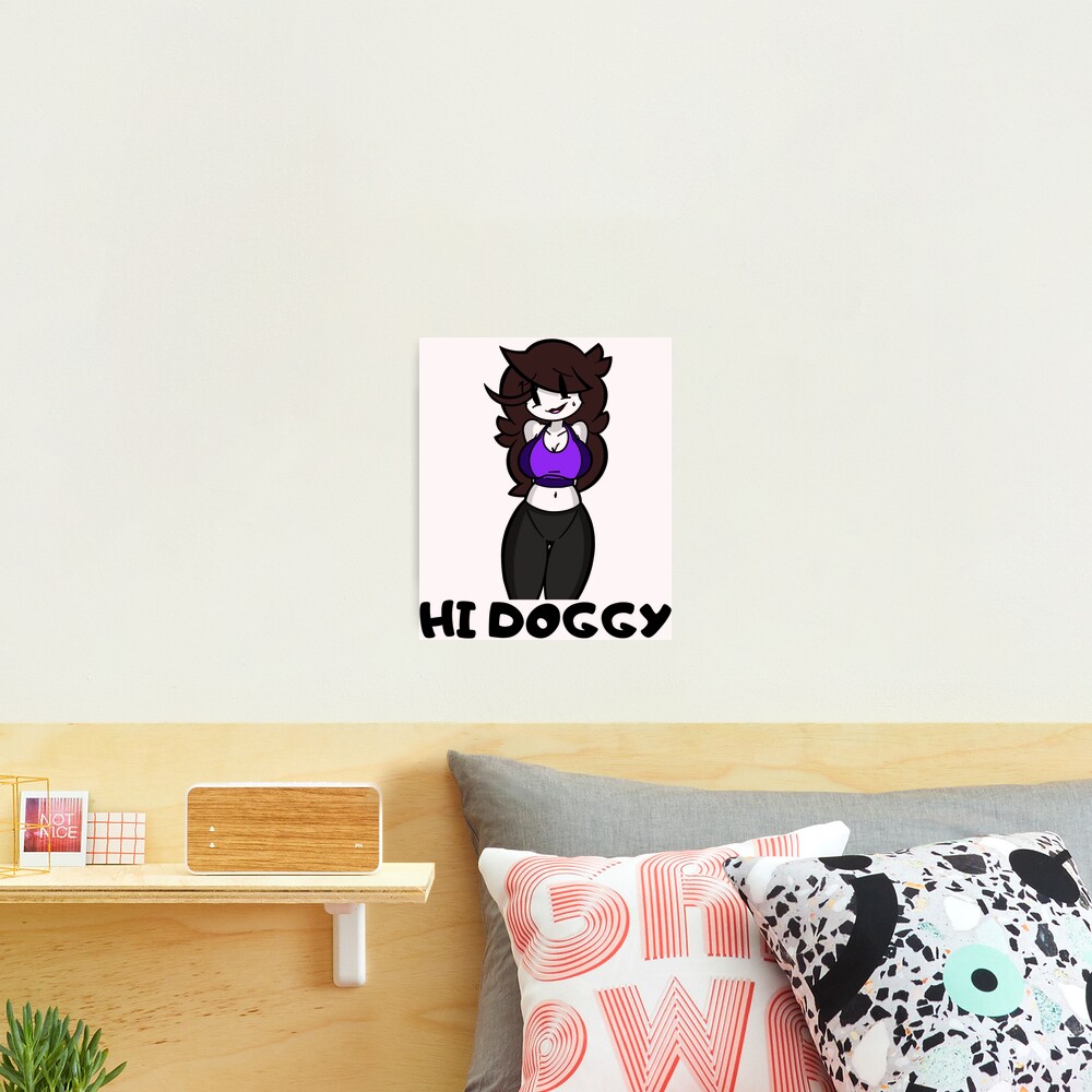 Jaiden Animations HI DOGGY  Poster for Sale by YesTeeDesign