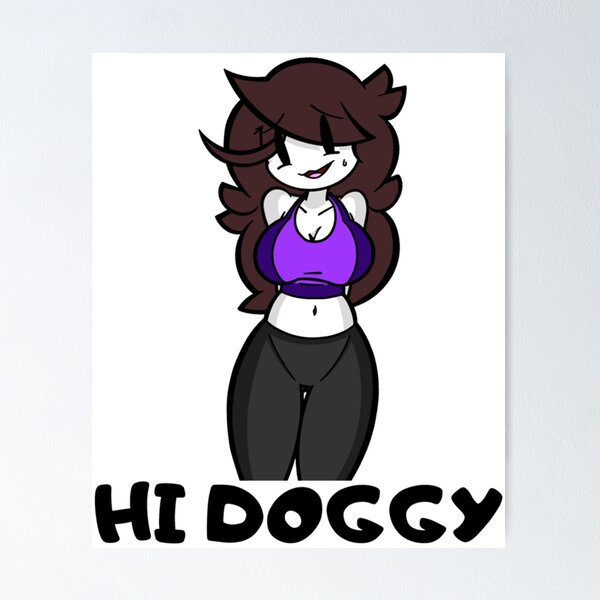 Jaiden Animations HI DOGGY  Poster for Sale by YesTeeDesign