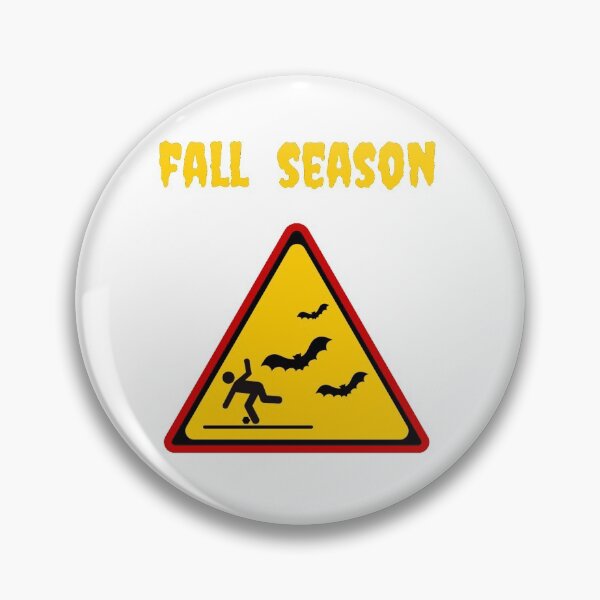 Item preview, Caution It's Fall Season Vampire Sign designed and sold by IndagoAdihs.