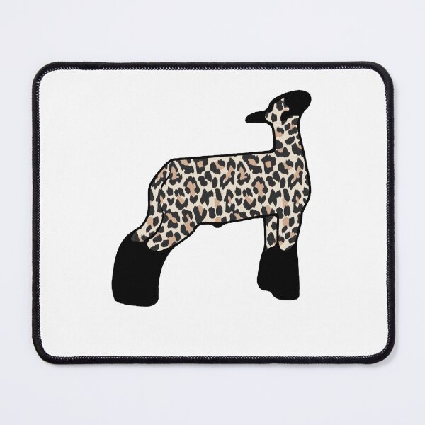 Item preview, Cheetah Print Market Wether Lamb Silhouette 1 - NOT FOR RESALE WITHOUT PERMISSION Sticker designed and sold by VIVIENNEHOERMA.