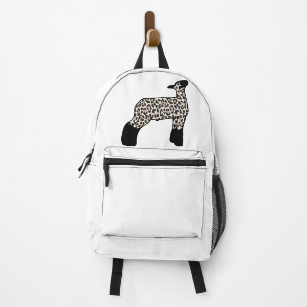 Item preview, Cheetah Print Market Wether Lamb Silhouette 1 - NOT FOR RESALE WITHOUT PERMISSION Sticker designed and sold by VIVIENNEHOERMA.