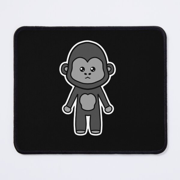 Item preview, Gorilla cute and kawaii designed and sold by Morgan Klassiks.