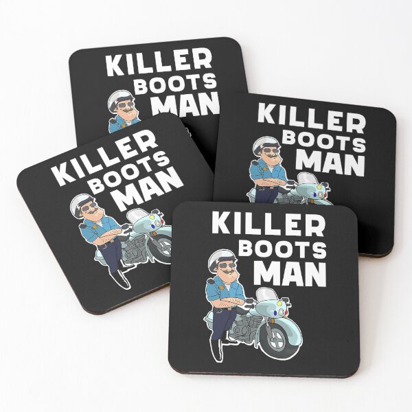 Item preview, Motors Police Officer Killer Boots For Motorcycle Cop  designed and sold by HausmannMisty.