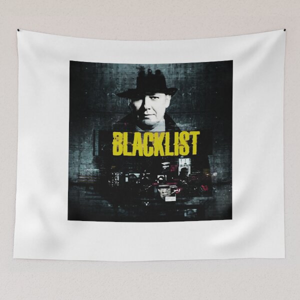 Item preview, Reddington artworks black poster designed and sold by McCullumWright.