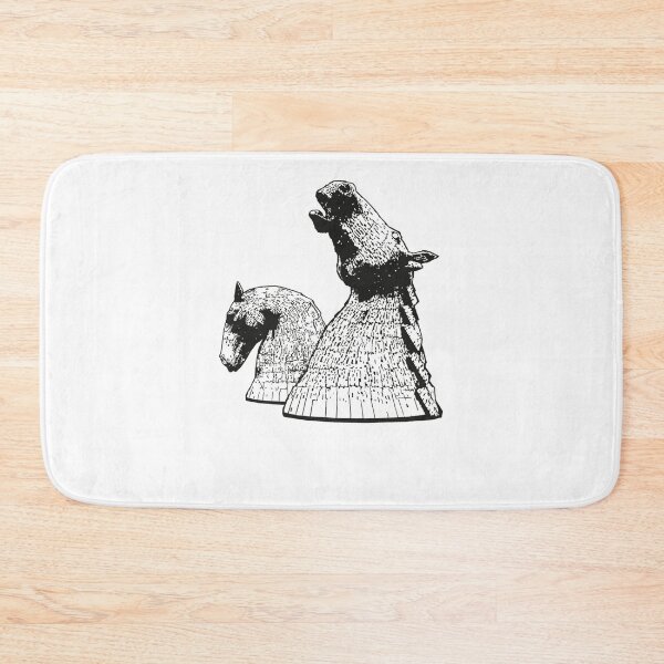 Item preview, The Kelpies (Black and White) Sticker designed and sold by VIVIENNEHOERMA.