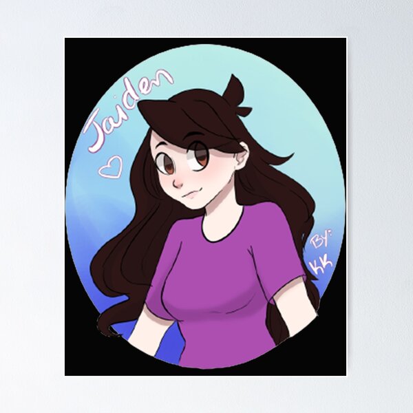 Jaiden animations and her bird, cute moment and pink hearts, parrot  watching you funny T-Sh Poster for Sale by YesTeeDesign