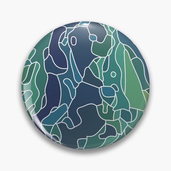 Item preview, Blue green abstraction designed and sold by Noemi Hernandez.