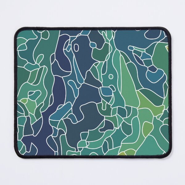 Item preview, Blue green abstraction designed and sold by Noemi Hernandez.